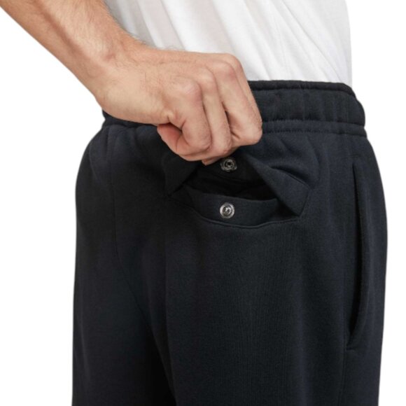 Nike Club Fleece Men's Sweatsuit 2 PC Tracksuit Matching Black Hoodie Pants NWT - Picture 10 of 14